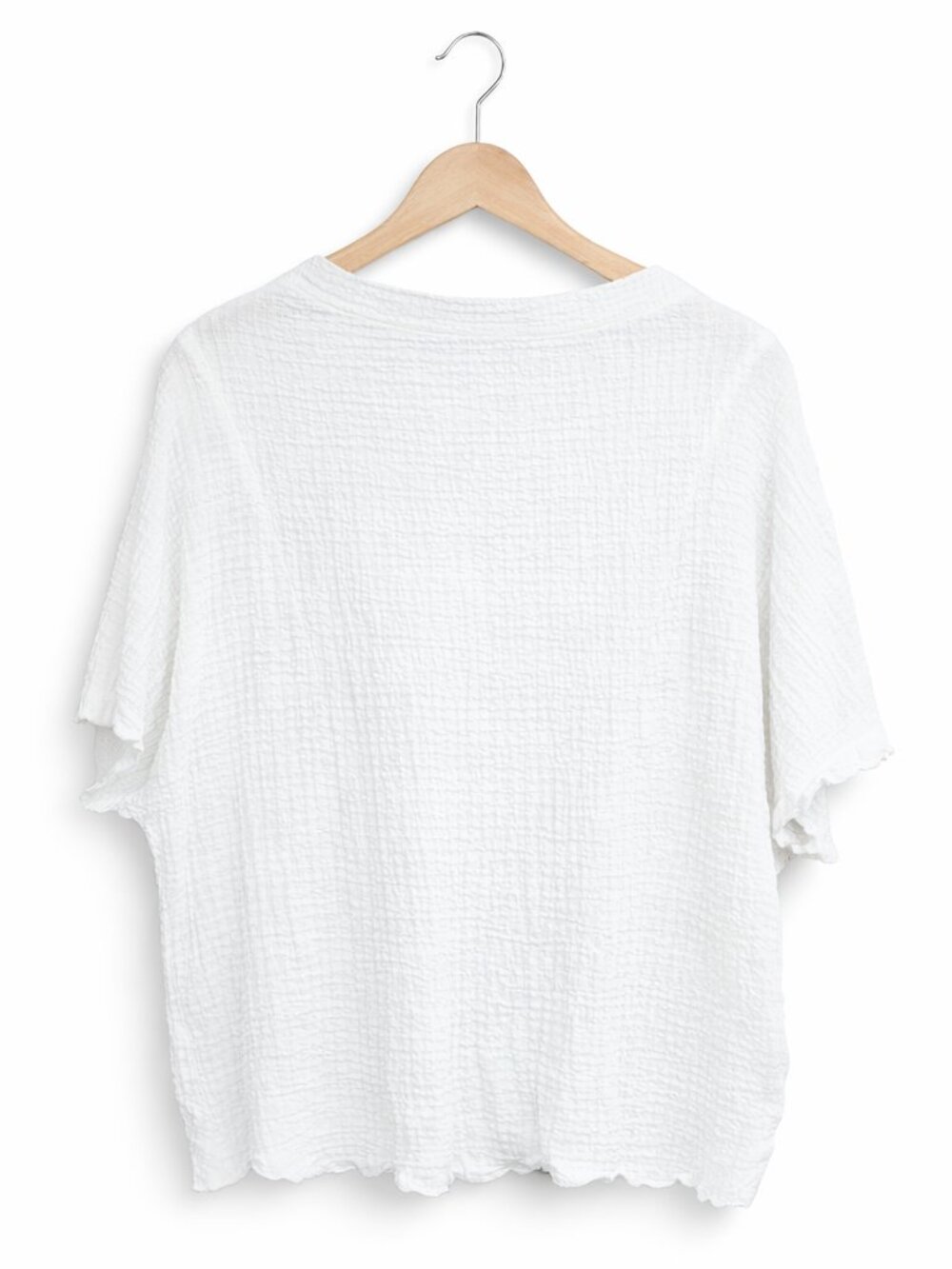 ZARA | White Dolman Sleeve Top – Women’s Large